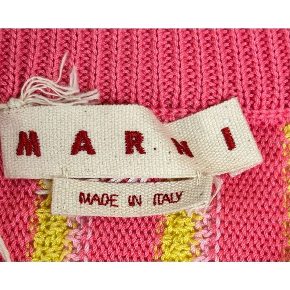 Marni 100% Cotton Skirt in Pink Gummy NWT Size 38/2 - Picture 9 of 12